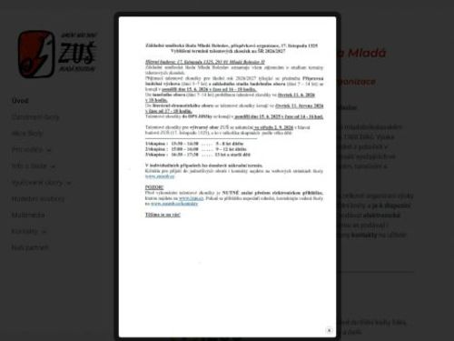 Základní umělecká škola Mladá Boleslav