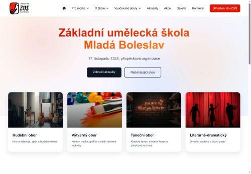 Zobrazit webové stránky Základní umělecká škola Mladá Boleslav