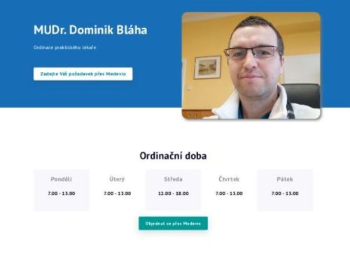 Praktický lékař pro dospělé - MUDr. Dominika Bláha, MUDr. Karolína Lapáčková