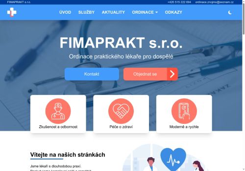 Zobrazit webové stránky Praktický lékař pro dospělé - MUDr. Filip Lerch