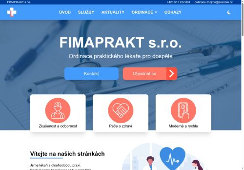 Zobrazit webové stránky Praktický lékař pro dospělé - MUDr. Filip Lerch