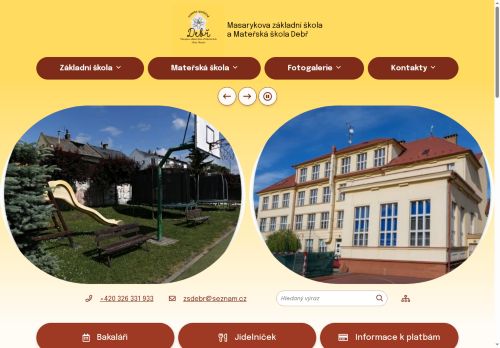 Zobrazit webové stránky Základní škola a Mateřská škola Debř