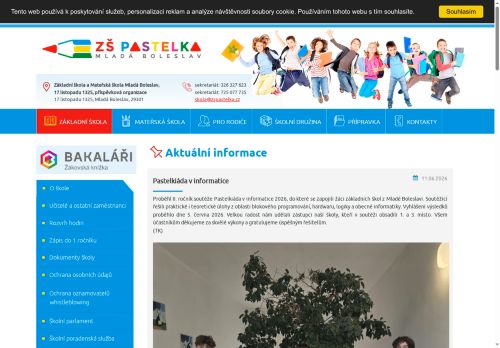 Zobrazit webové stránky Základní škola a Mateřská škola Mladá Boleslav