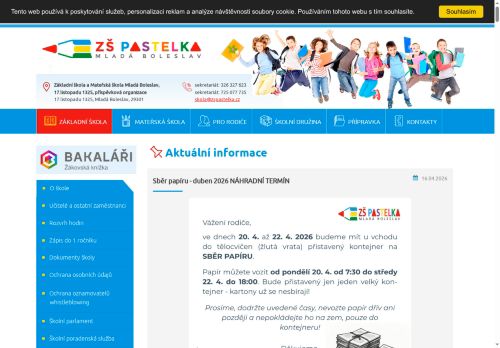 Zobrazit webové stránky Základní škola a Mateřská škola Mladá Boleslav