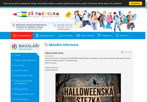 Zobrazit webové stránky Základní škola a Mateřská škola Mladá Boleslav