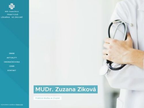Praktický lékař pro dospělé - MUDr. Zuzana Ziková