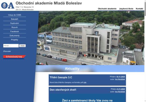 Zobrazit webové stránky Obchodní akademie a Jazyková škola s právem státní jazykové zkoušky