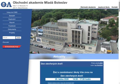 Zobrazit webové stránky Obchodní akademie a Jazyková škola s právem státní jazykové zkoušky