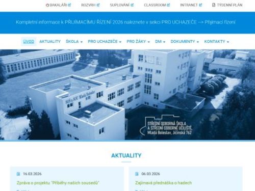 Střední odborná škola a Střední odborné učiliště