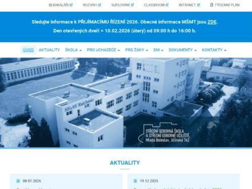 Střední odborná škola a Střední odborné učiliště