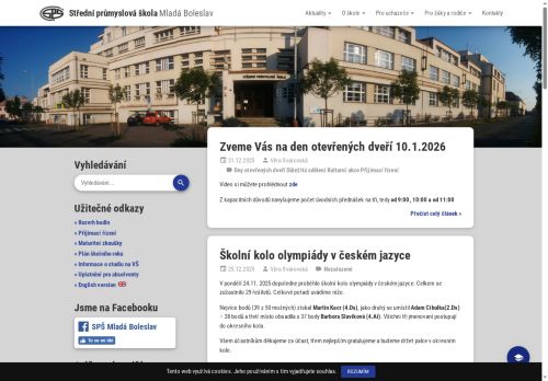 Zobrazit webové stránky Střední průmyslová škola