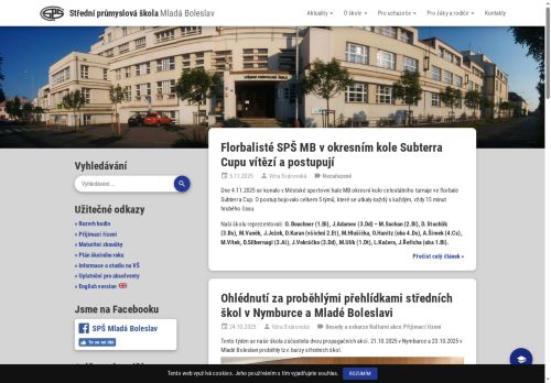 Zobrazit webové stránky Střední průmyslová škola