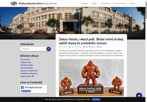 Zobrazit webové stránky Střední průmyslová škola