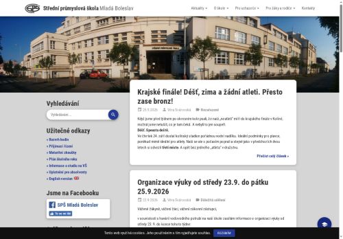 Zobrazit webové stránky Střední průmyslová škola