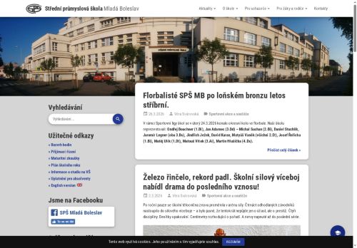 Střední průmyslová škola, Mladá Boleslav, Havlíčkova 456 nabízí práci na pozici Učitel předmětu ELEKTROTECHNIKA a MECHATRONIKA v obci Mladá Boleslav