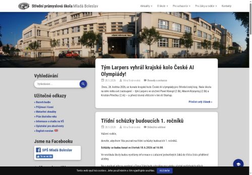 Střední průmyslová škola, Mladá Boleslav, Havlíčkova 456 nabízí práci na pozici Učitel předmětu ELEKTROTECHNIKA a MECHATRONIKA v obci Mladá Boleslav