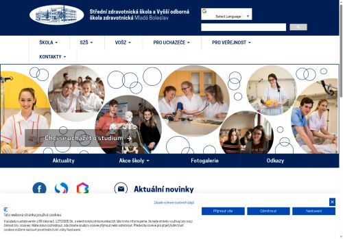 Zobrazit webové stránky Střední zdravotnická škola a Vyšší odborná škola zdravotnická