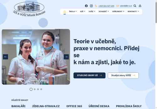 Zobrazit webové stránky Střední zdravotnická škola a Vyšší odborná škola zdravotnická