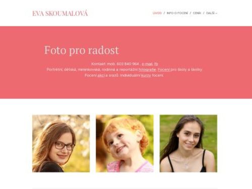 Eva Skoumalová – Foto pro radost