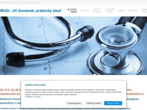 Praktický lékař pro dospělé - MUDr. Jiří Zemánek