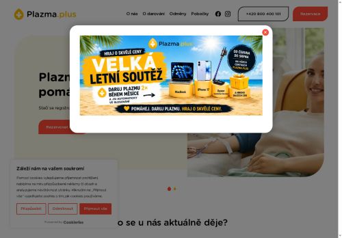 Zobrazit webové stránky Plazma plus s.r.o. - odběrové místo Znojmo
