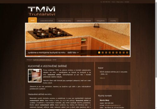 Martin Malý nabízí práci na pozici Truhláři (kromě stavebních) a pracovníci v příbuzných oborech v obci Družec