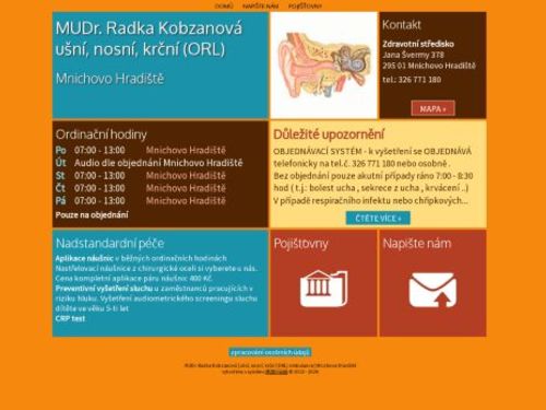 ORL - MUDr. Radka Kobzanová