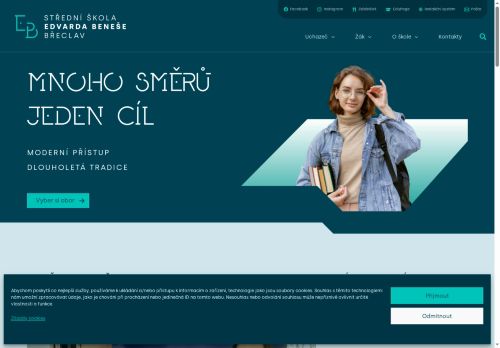 Střední škola Edvarda Beneše Břeclav, příspěvková organizace nabízí práci na pozici PSYCHOLOG/ PSYCHOLOŽKA v obci Břeclav