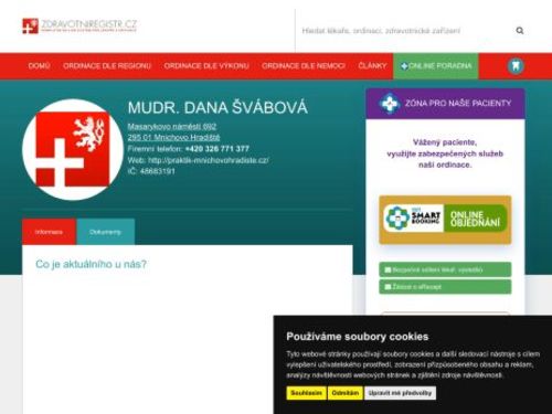 Praktický lékař pro dospělé - MUDr. Dana Švábová, MUDr. Jan Šváb