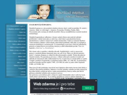 Dentální hygiena - Kateřina Šebeňová, DiS.