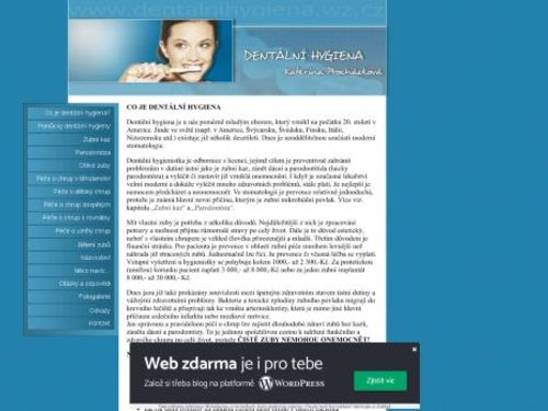 Dentální hygiena - Kateřina Šebeňová, DiS.