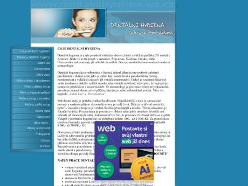Dentální hygiena - Kateřina Šebeňová, DiS.