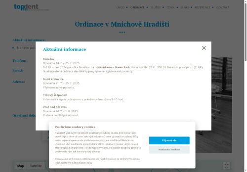 Zobrazit webové stránky Stomatologická ordinace TOPDENT s.r.o. -  MUDr. Oleksandr Hul