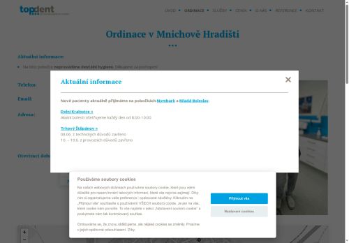Zobrazit webové stránky Stomatologická ordinace TOPDENT s.r.o. -  MUDr. Oleksandr Hul