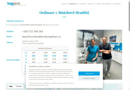 Zobrazit webové stránky Stomatologická ordinace TOPDENT s.r.o. -  MUDr. Oleksandr Hul