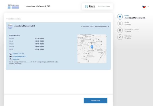 Zobrazit webové stránky Dentální hygiena EZRA dent s.r.o. - Jaroslava Mařasová, DiS.