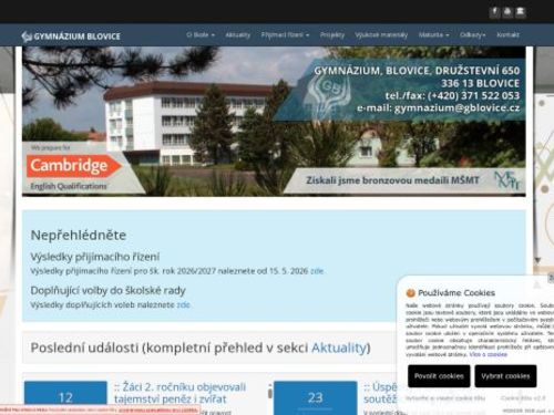 Gymnázium Blovice