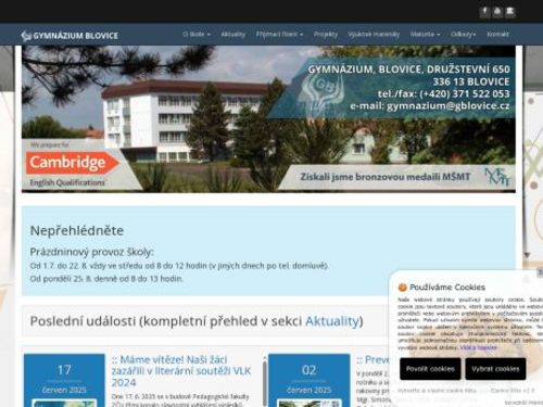 Gymnázium Blovice