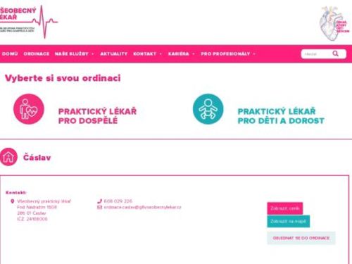 Praktický lékař pro dospělé VŠEOBECNÝ LÉKAŘ