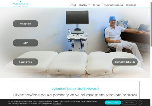 Zobrazit webové stránky Ortopedická ambulance - MUDr. Petr Jurka
