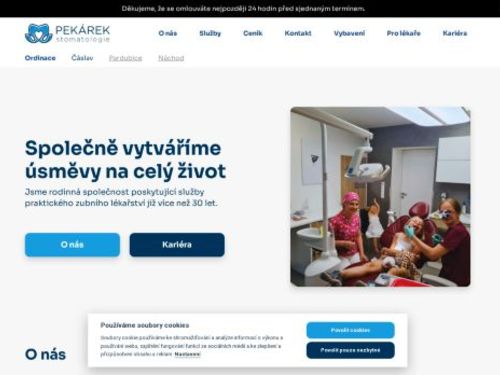 Zubní ordinace PekDENT - MUDr. Marcel Pekárek, MDDr. Martin Křenek, MDDr. Vendula Walterová, MDDr. Pavla Baštová