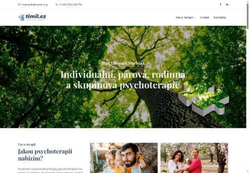Zobrazit webové stránky Psychoterapie - Mgr. Vlastimil Marušák