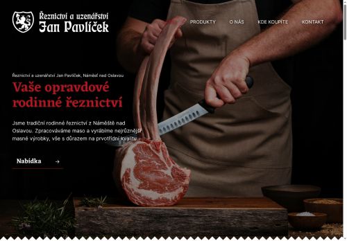 Zobrazit webové stránky Řeznictví a uzenářství Jan Pavlíček, s.r.o.