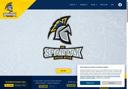 Zobrazit webové stránky HC Spartak Velká Bíteš