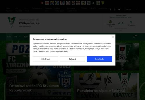Zobrazit webové stránky Fotbalový Club Rapotice