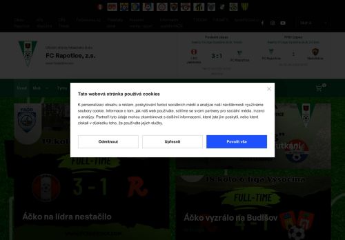 Zobrazit webové stránky Fotbalový Club Rapotice