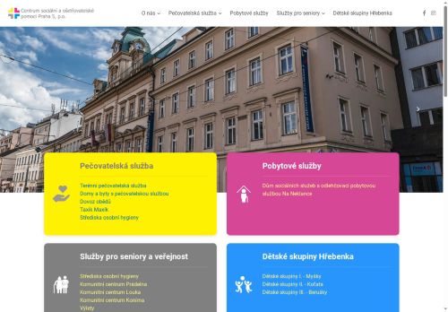 Centrum sociální a ošetřovatelské pomoci Praha 5, příspěvková organizace nabízí práci na pozici Zástupce vedoucího provozně technického oddělení v obci Praha