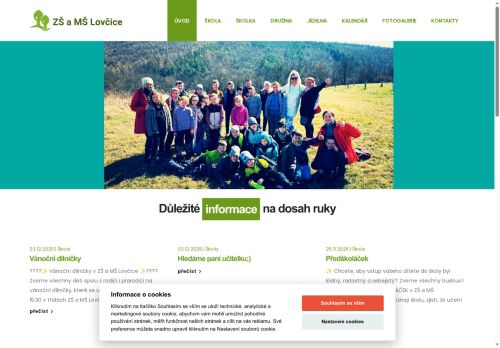 Základní škola a Mateřská škola, Lovčice, okres Hodonín, příspěvková organizace nabízí práci na pozici učitel/ka na 1. stupni v obci Lovčice