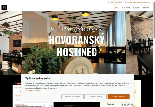 Zobrazit webové stránky Hovoranský hostinec