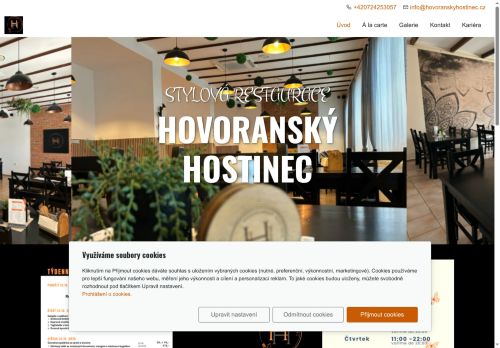 Zobrazit webové stránky Hovoranský hostinec